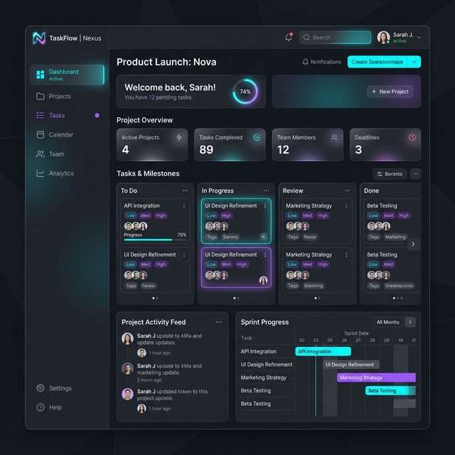SaaS Project Management Platform